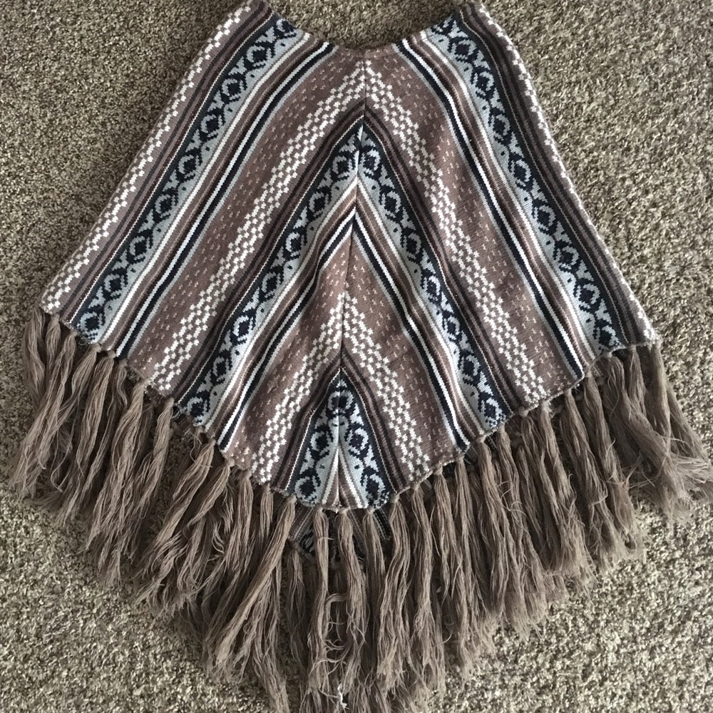 Vintage poncho